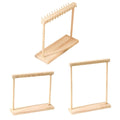 Solid Wood Necklace Display Rack - 18 Hooks - view 3