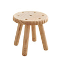 Solid Wood Round Stool for Entryway and Living Room - view 2