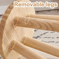 Solid Wood Round Stool for Entryway and Living Room - view 5