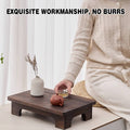 Solid Wood Tatami Coffee Table - Low Japanese Floor Tea Table, 50 x 28 x 10 cm - view 5