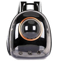 Space Capsule Pet Backpack Carrier for Dogs and Cats - Black