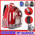 Space Capsule Pet Backpack Carrier for Dogs and Cats - Grey - view 2