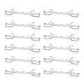 Space Saving Hanger Racks with Swivel Hooks - Pack of 12