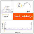 Space Saving Hanger Racks with Swivel Hooks - Pack of 12 - view 3