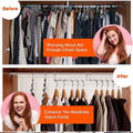Space Saving Hanger Racks with Swivel Hooks - Pack of 12 - view 5
