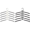 Space Saving Multi Layer Folding Hanger Hook Closet Organiser Clothes Rack - White - view 3