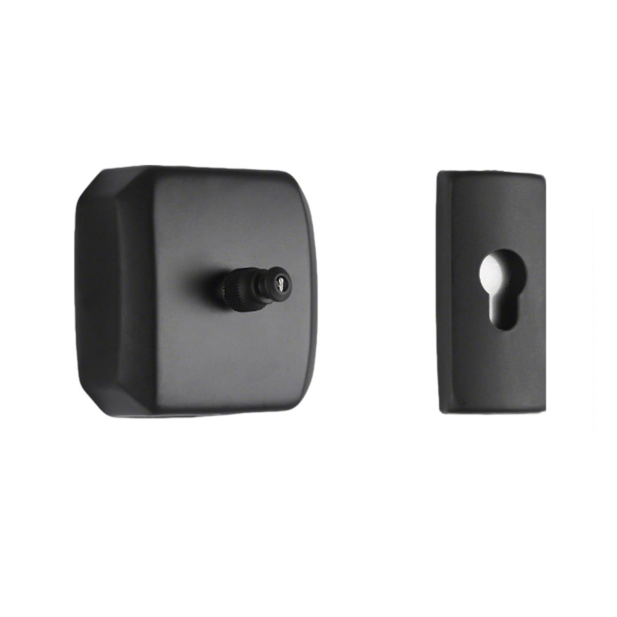Space-Saving Retractable Clothesline, 2.8 m - Black Square