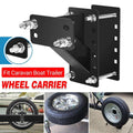 Spare Tyre Carrier for Trailers - Heavy Duty Steel Mount, 150 lbs Capacity