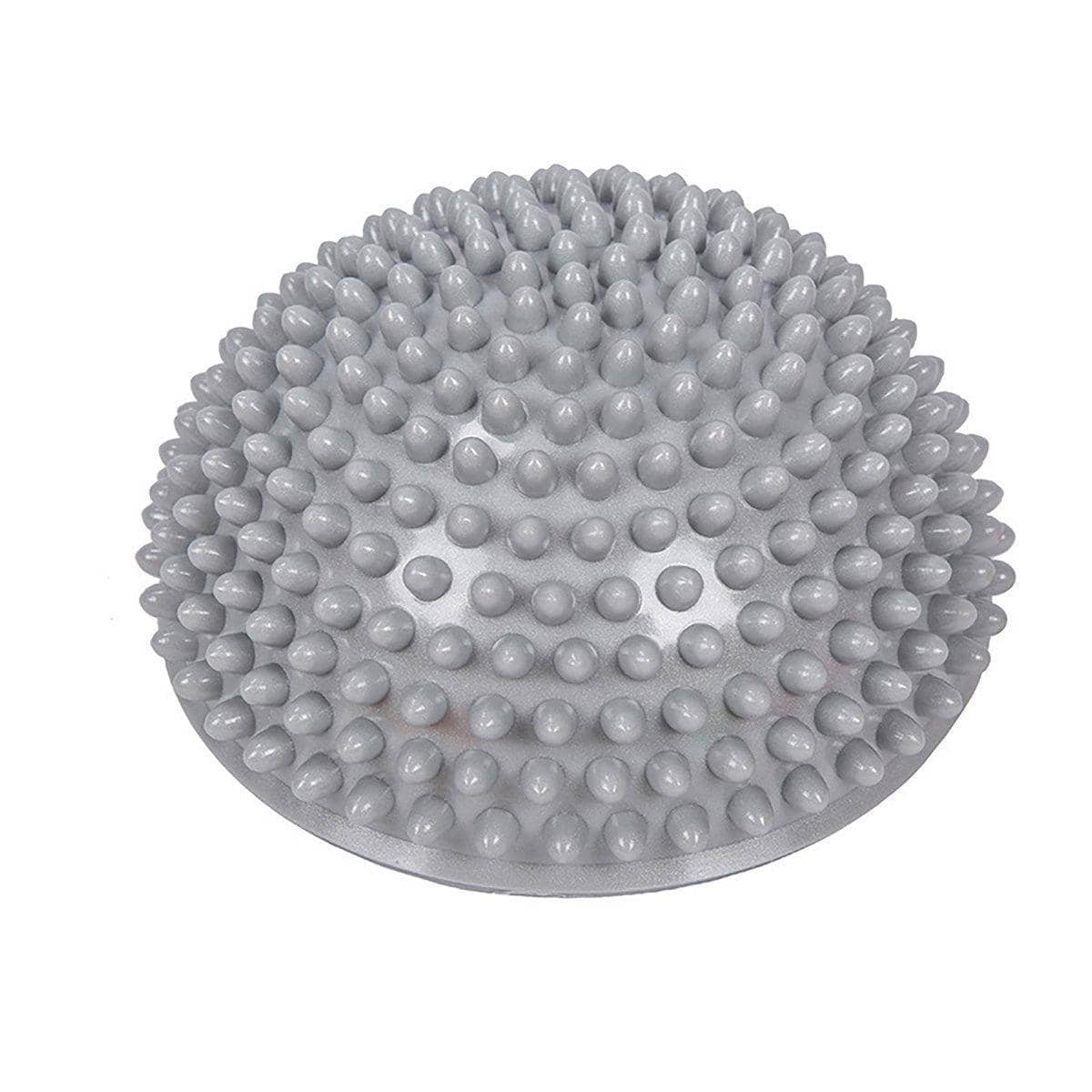 Spiky Massage Ball, Half Round, 16 x 9 cm - Grey