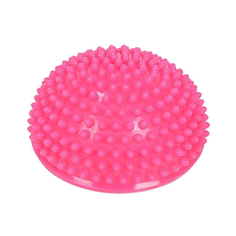Spiky Massage Ball, Half Round, 16 x 9 cm - Pink