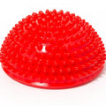 Spiky Massage Ball, Half Round, 16 x 9 cm - Red
