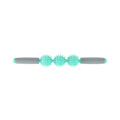 Spiky Massage Roller Stick with Rotating Balls, 44 cm - Green