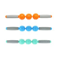 Spiky Massage Roller Stick with Rotating Balls, 44 cm - Green - view 3