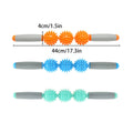 Spiky Massage Roller Stick with Rotating Balls, 44 cm - Orange - view 4