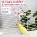 Spinning Windmill Bird Cage Toy - 360 Degree Rotation for Parakeets and Cockatiels - view 5