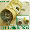 Spiral Cat Tunnel Toy - Green, 50 cm - view 2