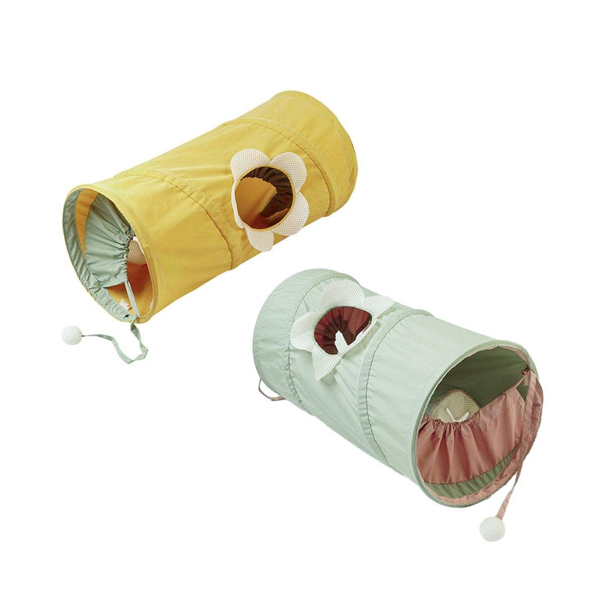 Spiral Cat Tunnel Toy - Green, 50 cm - view 3