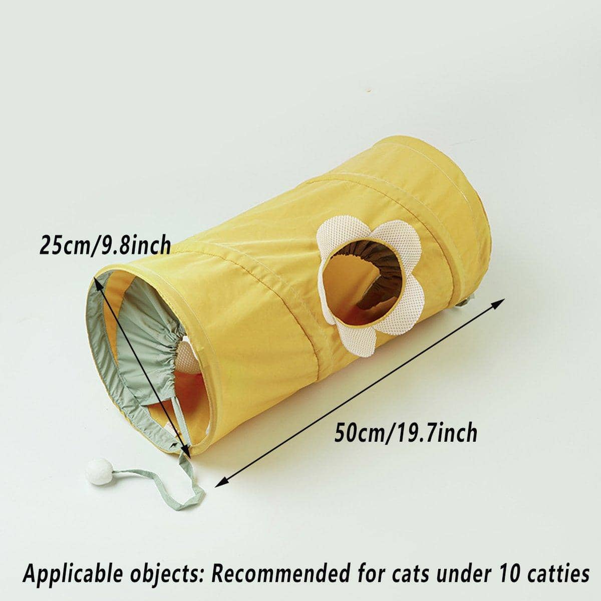 Spiral Cat Tunnel Toy - Green, 50 cm - view 4