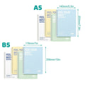 Spiral Lined Notebooks 6 Colour Pack with Thickened Cream Pages - A5 - view 4