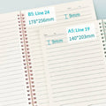 Spiral Lined Notebooks 6 Colour Pack with Thickened Cream Pages - A5 - view 5
