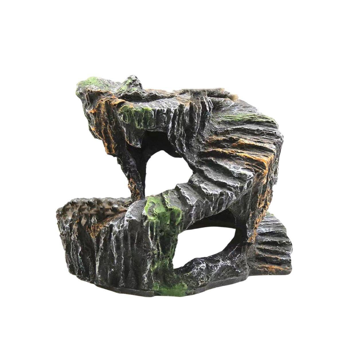 Spiral Turtle Platform Resin Reptile Climbing Ornament Aquarium Decoration - view 2