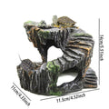 Spiral Turtle Platform Resin Reptile Climbing Ornament Aquarium Decoration - view 3