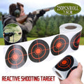 Splatter Reactive Shooting Target Stickers, Self Adhesive, 250 per Roll