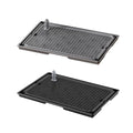 Spliceable Dog Toilet Tray with Urinary Guide Column, 42 cm Pet Potty Grid - Black - view 3