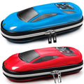 Sports Car Pencil Case with Three Layers - Blue - view 3