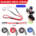 Sports Glasses Lanyard Adjustable Neck Strap - Blue - view 2