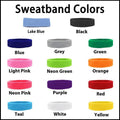 Sports Sweatband Set with Headband and Wristbands - Pink - view 4