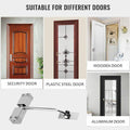 Spring Door Closer with Buffer, Aluminium Alloy - Silver - view 5