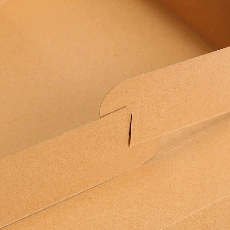 Square Brown Kraft Ribbon Gift Boxes for Chocolates and Candy - 16.5 x 16.5 x 5 cm, Pack of 10 - view 5