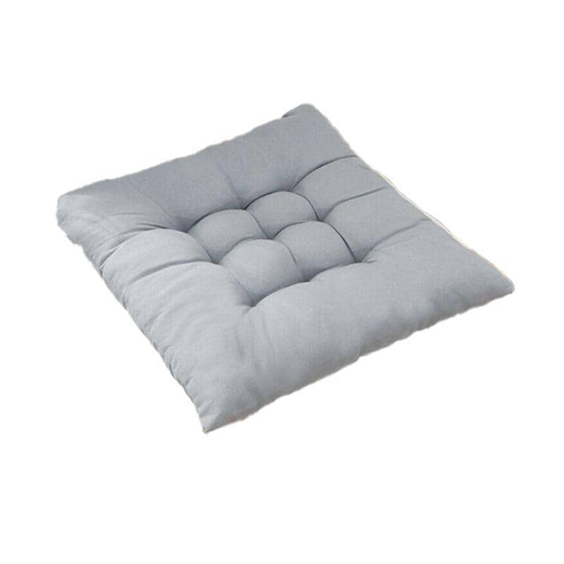 Square Chair Seat Cushion Pad, Indoor Outdoor, 35 x 35 cm - Grey