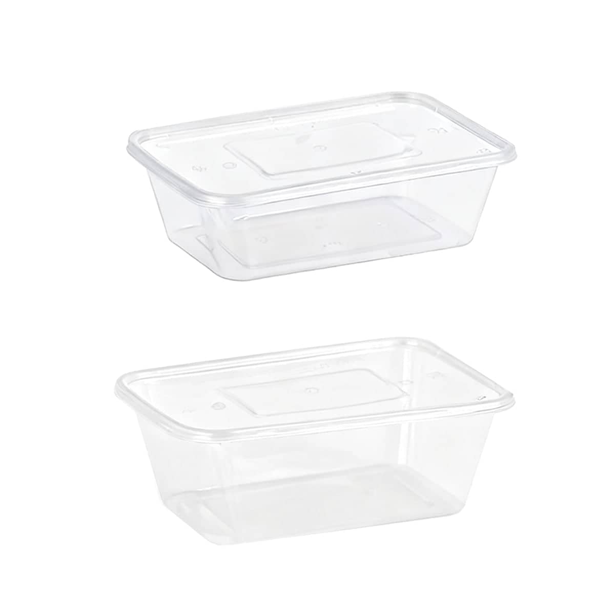 Square Disposable Takeaway Container - 750ml, 50 Pack - view 3