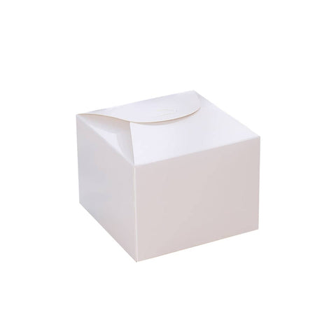 Square Kraft Paper Pastry Boxes for Cake and Dessert Packaging - Size S (9 x 9 x 6 cm), Pack of 100