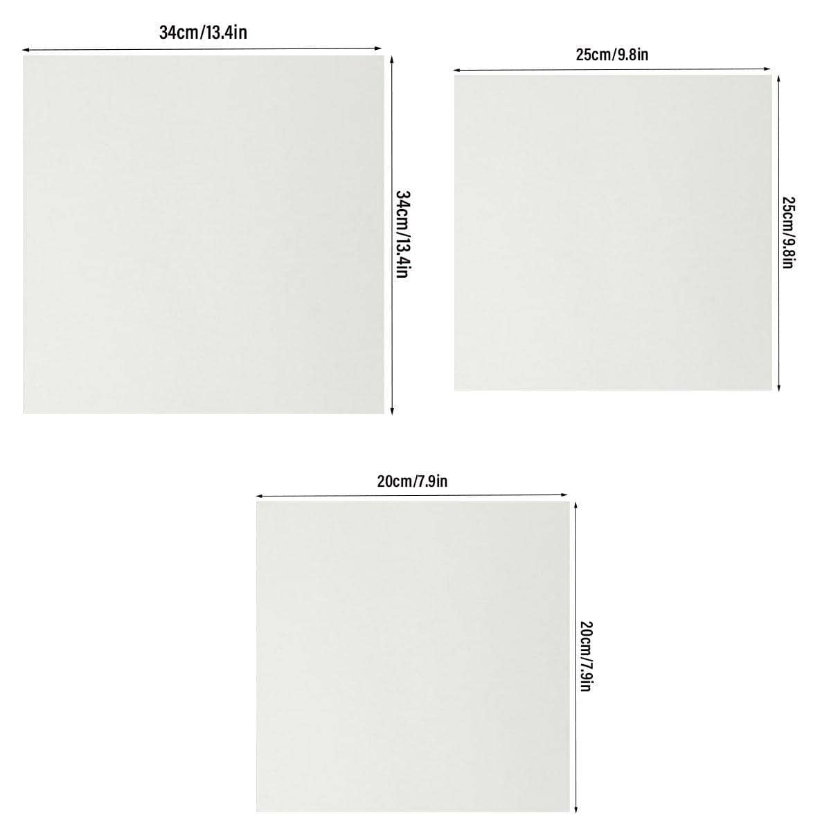 Square Paper Cake Base Board 20 x 20 cm, Pack of 20 for Birthday and Wedding Cakes - view 4