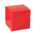 Square Paper Gift Boxes, Pack of 50 - Red, 15 x 15 cm - view 2