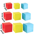 Square Paper Gift Boxes, Pack of 50 - Red, 15 x 15 cm - view 5