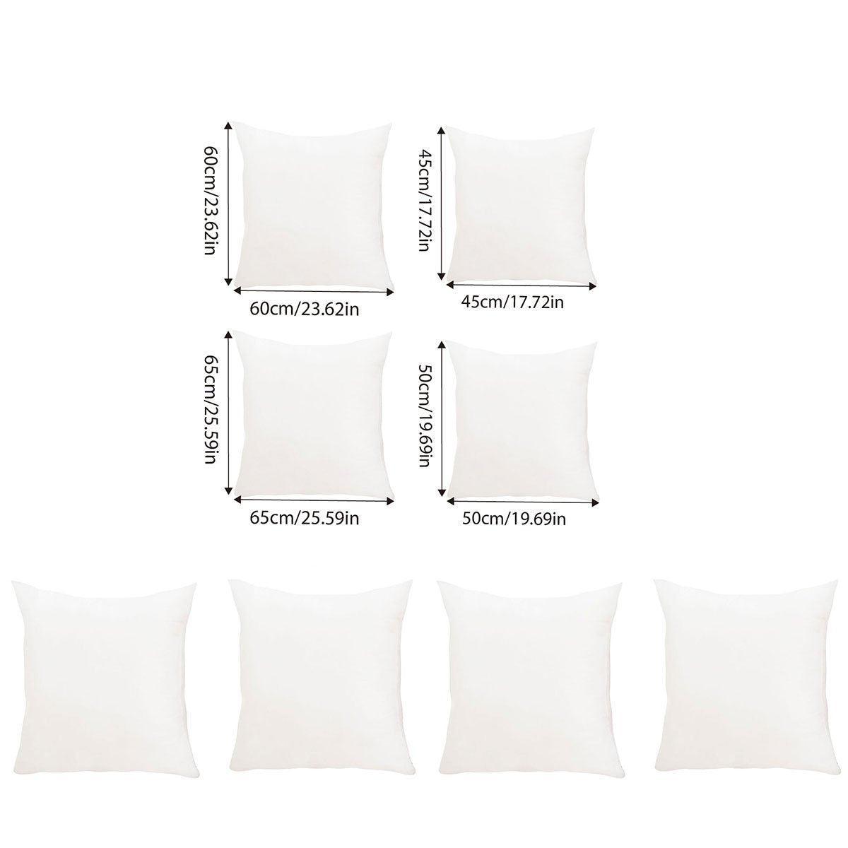 Square Pillow Inserts, Hotel Grade Cushion Fillers - 60 x 60 cm, Pack of 2 - view 3