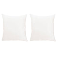 Square Pillow Inserts, Hotel Grade Cushion Fillers - 65 x 65 cm, Pack of 2