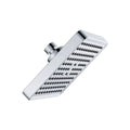 Square Rainfall Overhead Shower Head High Flow Water Saving Spray Nozzle, Silver - view 2