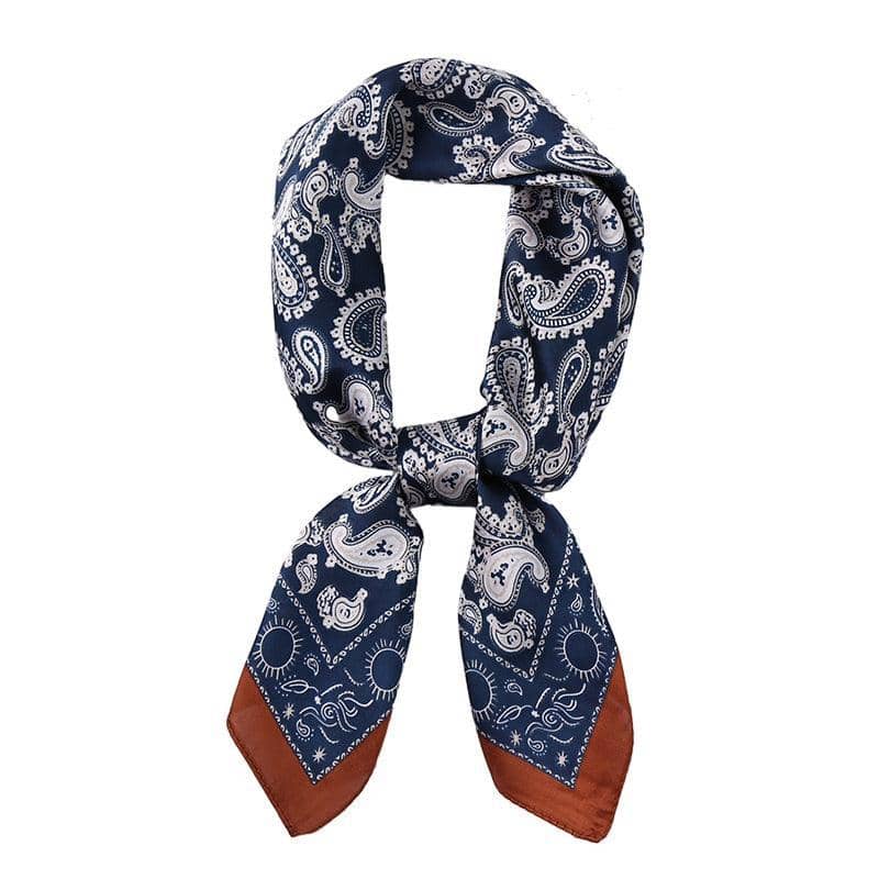 Square Silk Feel Satin Scarf 70 x 70cm for Head, Neck and Hair - Colour 13