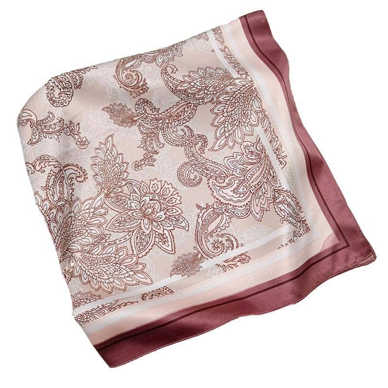 Square Silk Feel Satin Scarf 70 x 70cm for Head, Neck and Hair - Colour 17