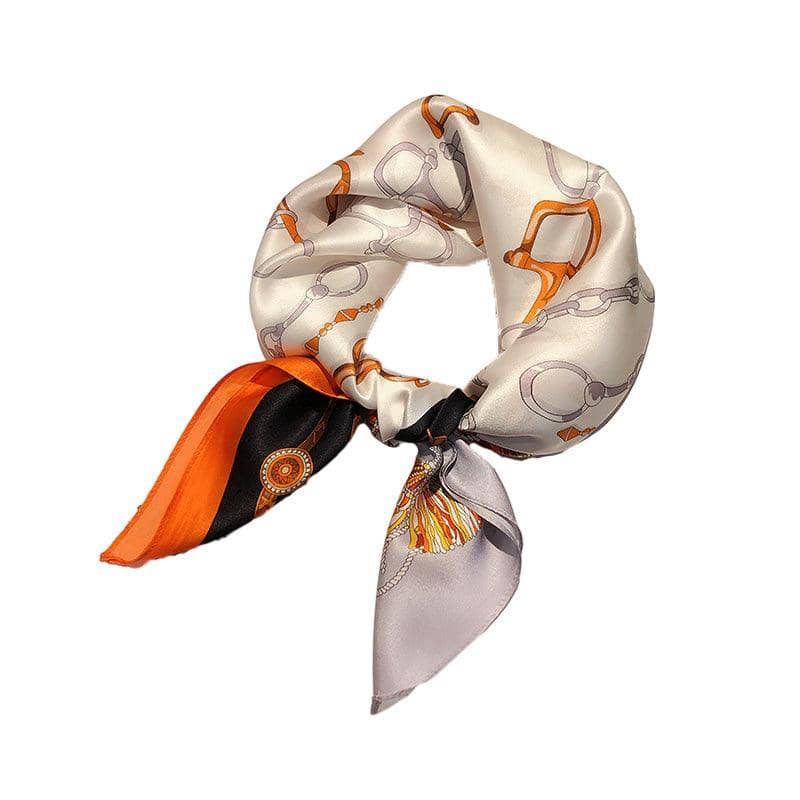 Square Silk Feel Satin Scarf 70 x 70cm for Head, Neck and Hair - Colour 2
