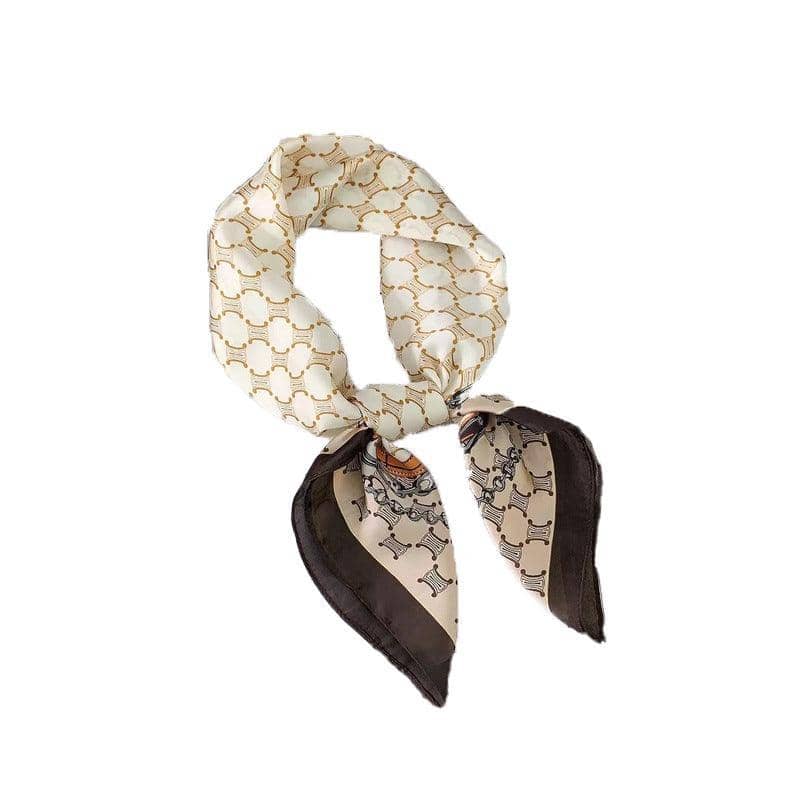 Square Silk Feel Satin Scarf 70 x 70cm for Head, Neck and Hair - Colour 7