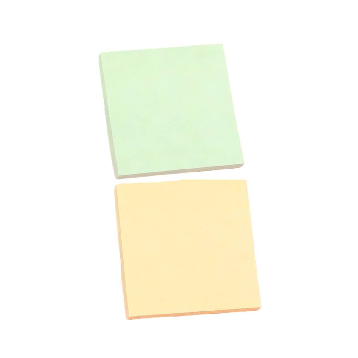 Square Sticky Notes, 76 x 76 mm - 20 Pads, Mint Green - view 3
