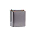 Square Tinplate Storage Box with Lid, Pack of 5 - Small (9 x 7 x 10 cm)