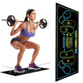 Squat Mat Non-Slip Home Gym Floor Mat with Silicone Base, 80 x 35 cm - view 4