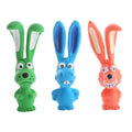 Squeaky Latex Dog Chew Toy - Blue Long-Eared Animal - view 3